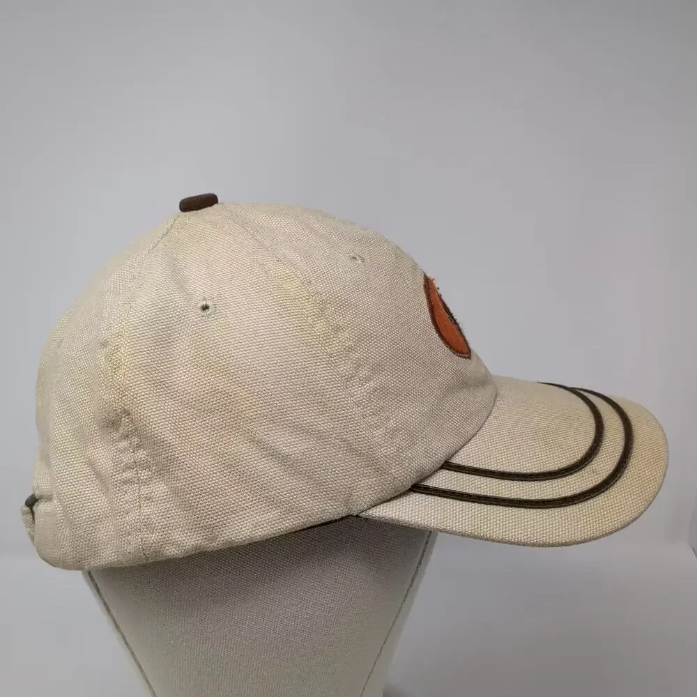 Cleveland Browns NFL Beige Brown Baseball Cap One Size Logo Strapback Hat